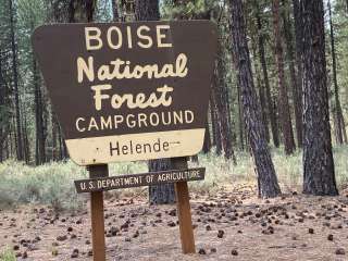 Boise National Forest Helende Campground