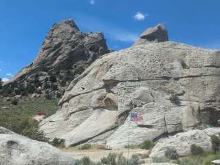 Twin Sisters Group Campsite — City of Rocks National Reserve