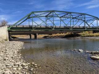 Old De Beque Bridge on Colorado River