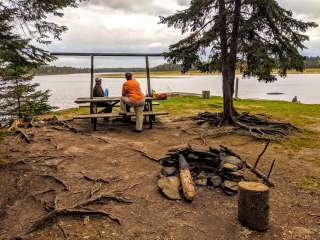 Pine Stream Campsite on the W. Penobscot River