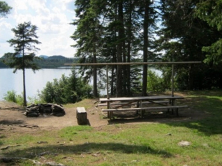 High Bank Campsite — Allagash Wilderness Waterway State Park