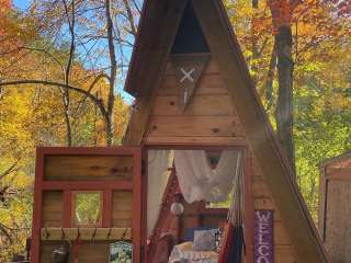 Rustic A-frame by the Water