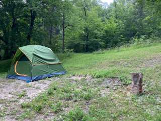 Little Gulch Lake canoe campsite