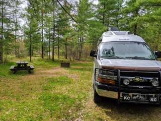 Jones Lake State Forest Campground