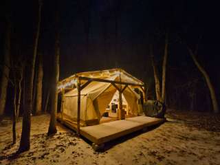 Current River Glamping Mark Twain National Forrest