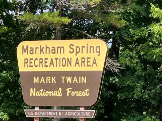 Mark Twain National Forest Markham Springs Recreation Area