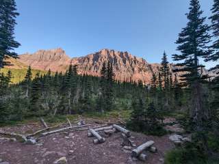 Cobalt Lake Wilderness Campsite — Glacier National Park