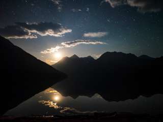 Quartz Lake Wilderness Campsite — Glacier National Park