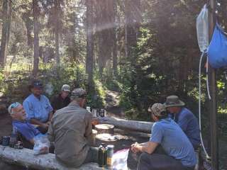 Brown Pass Wilderness Campsite — Glacier National Park