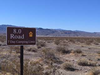 Eight Mile Dispersed Camping near Government Wash — Lake Mead National Recreation Area