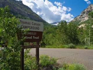 Humboldt National Forest Thomas Canyon Campground