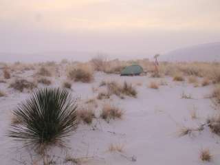 Backcountry Primitive Sites — White Sands National Park