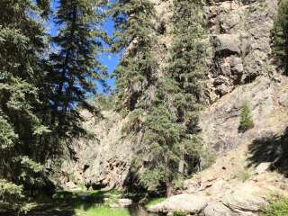 Las Conchas Trailhead - Primitive Climber's Camp