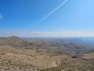 Shumard Canyon Wilderness Campground — Guadalupe Mountains National Park