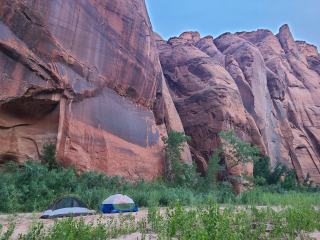 Paria Canyon Wilderness - The Hole Backcountry Campsite