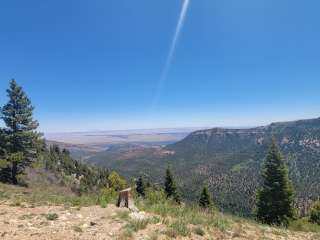 East Rim Camp on Forest Road 611