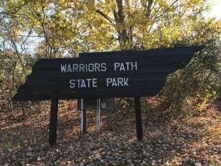 Moody Bluff Campground — Warriors' Path State Park