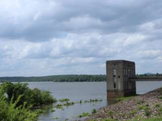 Below the Dam Campground — Lake Wister State Park