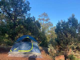 North Mingus Mountain Basecamp on Forest Road 413