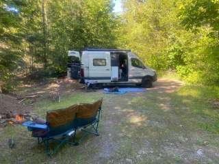 Dispersed Camping above Panther Creek Falls