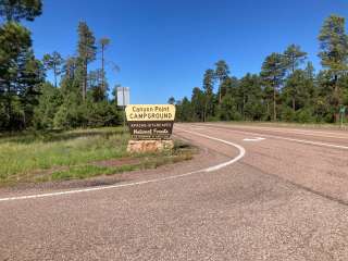 Sitgreaves National Forest Canyon Point Campground