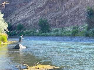 Owyhee River - Below Dam - Owyhee Dam Park