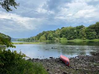 Bushkill Creek Boat In Campsite — Delaware Water Gap National Recreation Area