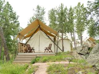 Mount Rushmore Under Canvas