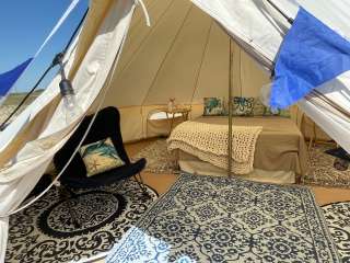 Glamping Yurts on Crystal Beach