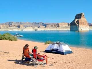 Lone Rock Beach Primitive Camping Area — Glen Canyon National Recreation Area