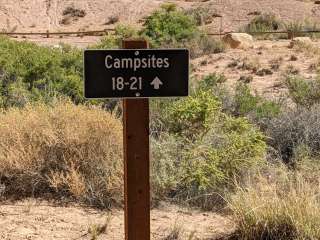 Buckhorn Draw Fee Campground Sites 18-21