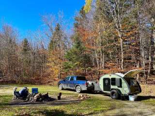 Statton Pond Camp on Forest Road 71