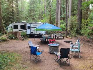 Iron Creek Camp on Forest Road 7708