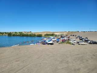 Moses Lake Mud Flats and Sand Dunes