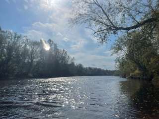 Canoe Campsite Near Hawk Island — Black River State Forest