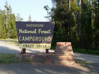 Shoshone National Forest Crazy Creek Campground