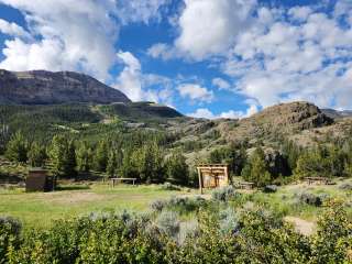 Glacier Trailhead Campsites in Fitzpatrick Wilderness Area