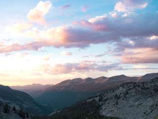 Upper Lyell Canyon Footbridge Backcountry Campsite — Yosemite National Park