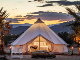 Electric Yurt with Pool