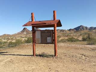 Dome Rock Road BLM Dispersed Camping Area