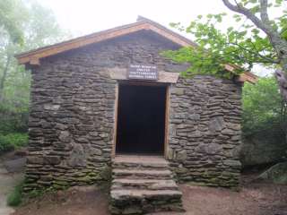 Blood Mountain Shelter on the Appalachian Trail