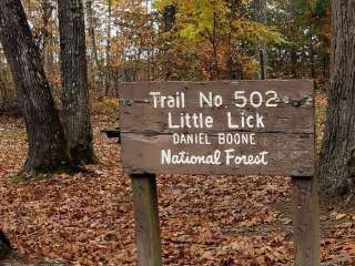 Daniel Boone National Forest Little Lick Horse Camp